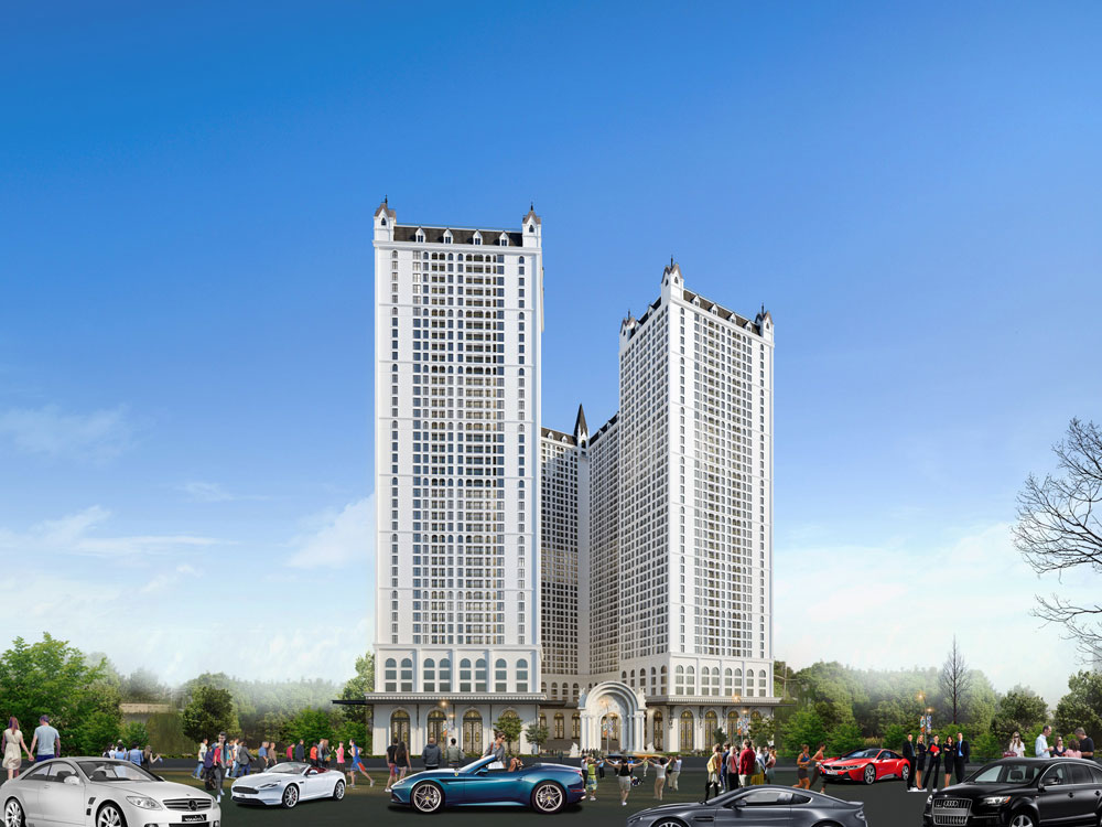 Phân khu căn hộ officetel Platinum Center Point