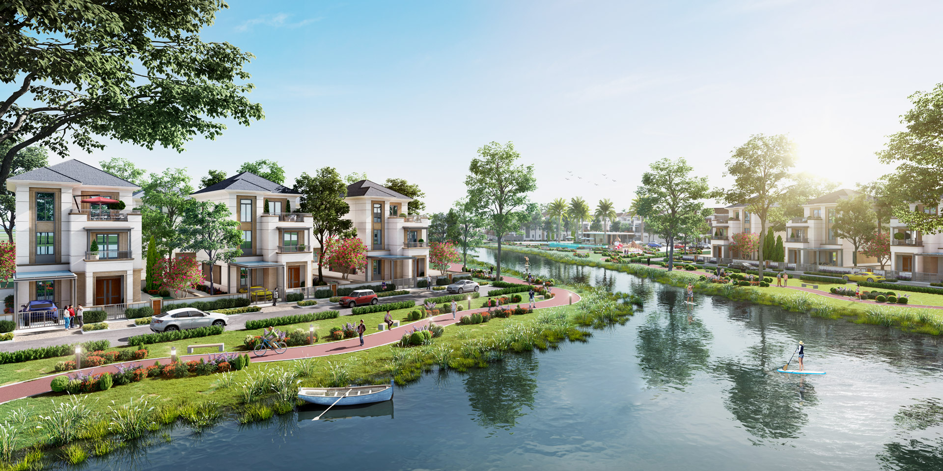 Biệt thự dự án khu đô thị sinh thái Aqua City