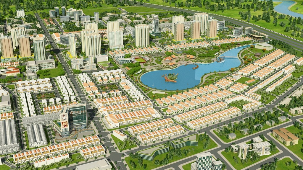 Phối cảnh tổng thể dự án Vincity Grand Park quận 9 với quy mô 365ha